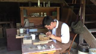 Tinsmithing at Old Bethpage Village Restoration [upl. by Jeniffer]