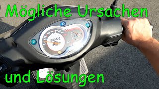 Einspritzer Roller hält kein Standgas und geht an der Ampel aus  Sym Mask  Rollerfix [upl. by Anyale]