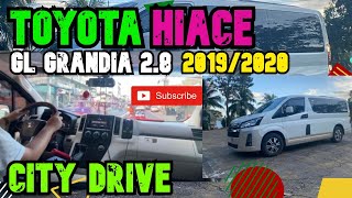 TOYOTA HIACE GL GRANDIA 28 MT 2019 2020  DRIVING VIDEO  CITY DRIVE  POV DRIVE  HD VIDEO [upl. by Svetlana]