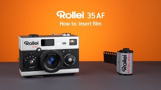 Rollei 35AF – How to load film [upl. by Richardo]