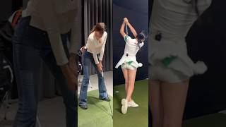 175cm 큰 키의 큰 아크💝 KLPGA 김민지프로의 스윙⛳ [upl. by Deva]