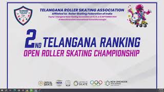 DAY2 2nd Telangana Ranking Open Roller Skating Inline Races Championship 2024 [upl. by Glennie]