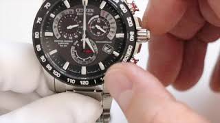 How to SET Citizen watch calibre E650 AT400851E EcoDrive [upl. by Deborah]