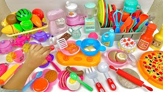 Unboxing Miniature Plastic Full Kitchen Set Collection  Toy Cooking Game  Kitchen Set Toy  Review [upl. by Kovacev794]