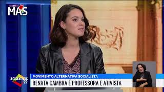 Legislativas 2022  Renata Cambra no debate da RTP [upl. by Aivil611]