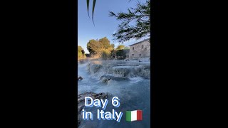 Our trip to Italy Day 6 Tuscany amp Saturnia 🇮🇹 [upl. by Wait33]