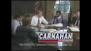 1996 Mel Carnahan Missouri Governor campaign ad [upl. by Sandler]