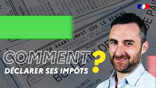 Première déclaration dimpôt  comment faire   Tutoriel 2024 [upl. by Letsyrhc]