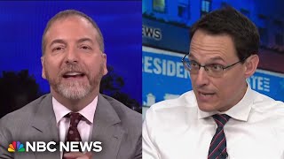 Chuck Todd Steve Kornacki evaluate Trumps debate performance and future strategy [upl. by Muffin]