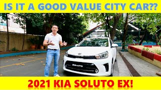 The Kia Soluto is a FullyLoaded City Car  Drive Impressions and Review [upl. by Arhna]