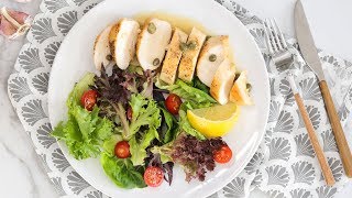 Healthy Chicken Piccata  Healthy Meal Plans [upl. by Jada]