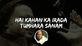 HAI KAHAN KA IRADA REMIX NUSRAT FATEH ALI KHAN X Rizu Beat [upl. by Schild]