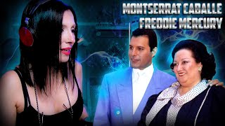 MONTSERRAT CABALLE amp FREDDIE MERCURY  Barcelona  CANTANTE ARGENTINA  REACCION amp ANALISIS [upl. by Anirres]