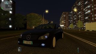 City Car Driving 151 Mercedes CLS 500 NIGHT G27 [upl. by Htebharas]