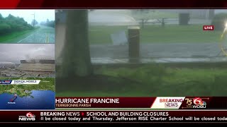 A look at Houma after Hurricane Francine makes landfall [upl. by Braasch]