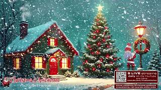 Relaxing Christmas Ambience Holiday Vibes Snowstorm Sounds 36 [upl. by Elitnahc393]