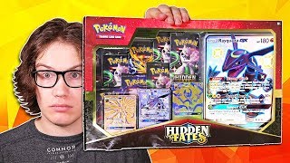 Opening a Pokemon Hidden Fates Premium Powers Collection Box [upl. by Gellman252]