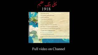 World War 1 1918 Woodrow Wilson  14 points shorts youtubeshorts ytshort [upl. by Petronilla602]