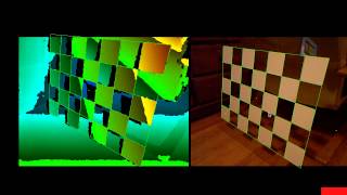 Intrinsic Kinect Camera Calibration with Semitransparent Grid [upl. by Tibbs703]