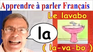 Apprendre à parler français oralement  La salle de bain  28 [upl. by Relyk]