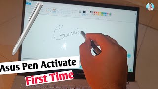 Asus Pen Active Connect  How to Asus Touch Pen Activate  Asus pen how to use [upl. by Aiepoissac605]