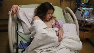 BIRTH VLOG OF OUR DAUGHTER induced labor amp delivery [upl. by Aidile]