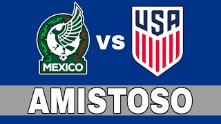 México 20 Estados Unidos en vivo Amistoso [upl. by Glynnis]