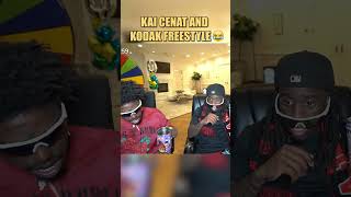 Kai Cenat and Kodak Freestyle 😂 kai kodak kodakblack [upl. by Ietta785]