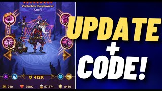 UPDATE Neuer HELD CODE amp mehr Afk Arena [upl. by Tterrag]