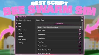 The BEST Bee Swarm Simulator Script 🍯🐝 Autofarm No Ban  More [upl. by Keener994]