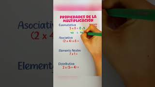 Propiedades de la multiplicación❌ [upl. by Nivak]