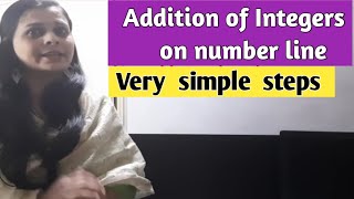 Addition Of Integers On Number Line In Hindi  Integers For Class 6 and Class 7  Integers [upl. by Zenobia419]