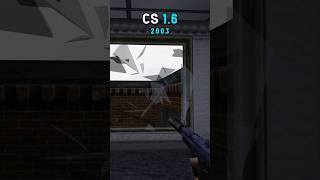 Glass Physics in Valve games CS 16 CS CZ CS Source CSGO CS2 L4D L4D2 [upl. by Akcirehs]