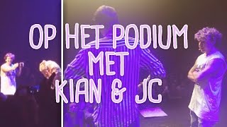 OP HET PODIUM MET KIAN amp JC  Morgane Eyletten [upl. by Laryssa]