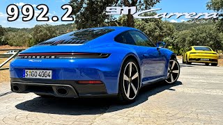 Porsche 911 Carrera 9922  REVIEW on ROAD amp TRACK [upl. by Drawoh]