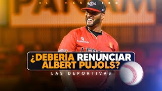 ¿Debería renunciar Albert Pujols  Las Deportivas [upl. by Buttaro]