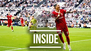 INSIDE Newcastle Utd 12 Liverpool  INCREDIBLE behindthescenes from dramatic comeback [upl. by Nedra]