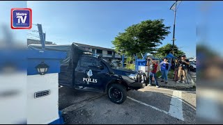 Balai polis diserang lelaki bertopeng [upl. by Nugesulo]