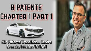 B Patente Driving Licence Chapter 1 Part 1 [upl. by Annaxor]