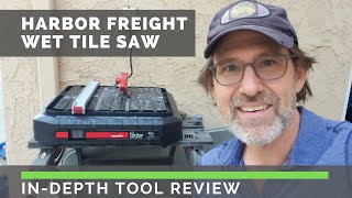 Harbor Freight 4 12 inch Tile Saw Review [upl. by Willy]