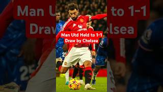 Man Utd Held to 11 Draw by Chelsea in Disappointing Old Trafford Clash footaball nfl cr7 [upl. by Airotkiv803]