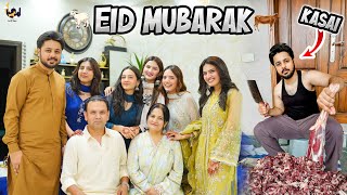 SUSRAL MAI PEHLI BAKRA EID ♥️  Areeb Qasai Ban Gaye 😍  Eid Special Vlog Sistrology 🥰 [upl. by Burny817]