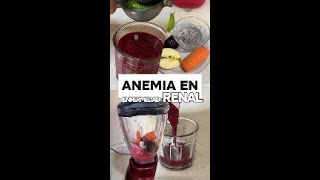 Toma este JUGO de BETABEL para tu ANEMIA en la enfermedad renal 🍷🥕🍎 dialisis anemia [upl. by Paynter]