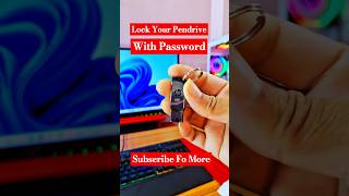 How to Lock Pendrive with Password [upl. by Major117]