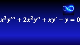 118 Ecuación diferencial de Cauchy Euler de tercer orden con raíces complejas EJERCICIO RESUELTO [upl. by Ainesy]