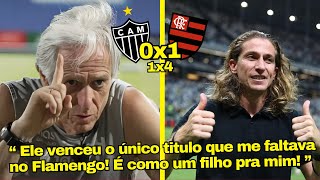 VEJA OS ELOGIOS DE JORGE JESUS AO FLAMENGO DE FILIPE LUIS CAMPEÃO DA COPA DO BRASIL HOJE GÉNIO [upl. by Vowel]