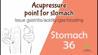 Acupressure Points for Stomach issue gastritis acidity gas bloating [upl. by Jeavons25]