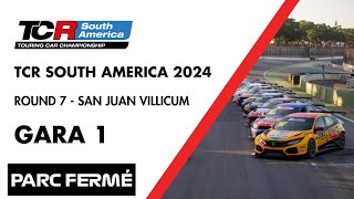 TCR South America 2024  Round 7 San Juan Villicum  Gara 1 [upl. by Gleich251]