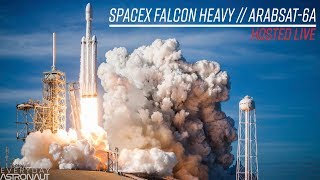 Watch SpaceXs second Falcon Heavy launch LIVE from 5 miles away [upl. by Riay]