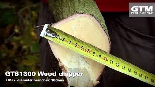 GTS1300S Advanced Safety Items EU Wood Chipping [upl. by Waddell]